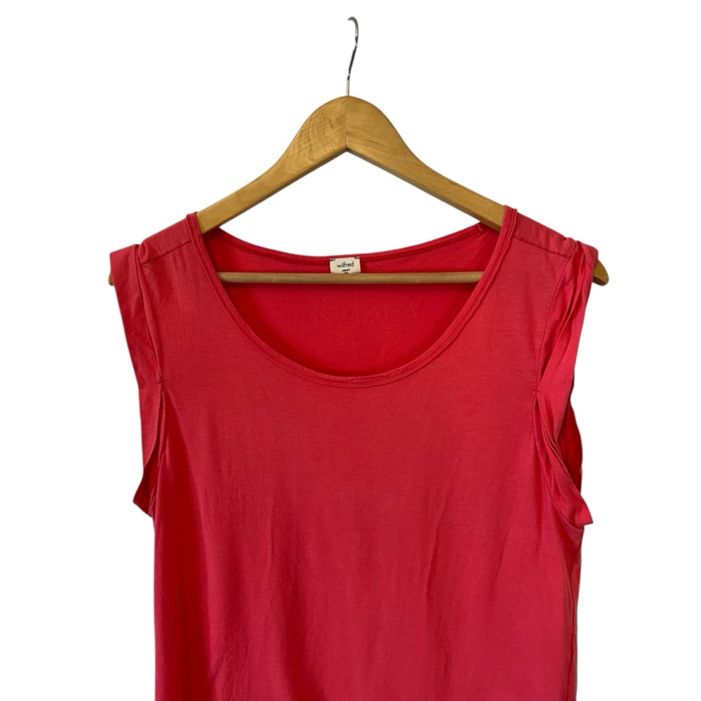 Women's Wilfred Coral Casual Short Sleeve Tee Shirt Small - Picture 3 of 9
